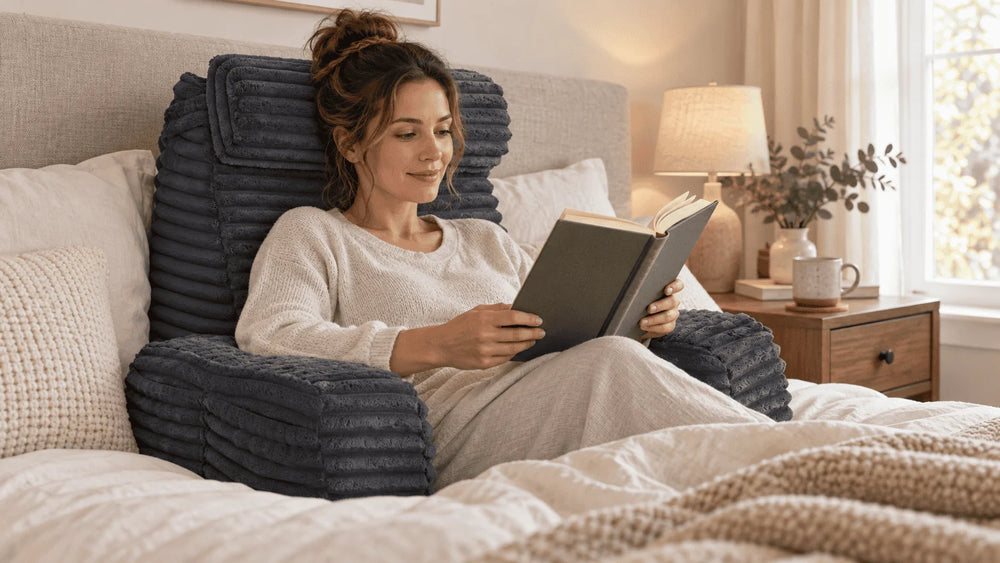 How to Choose a Reading Pillow for Bed: Size, Support & Features