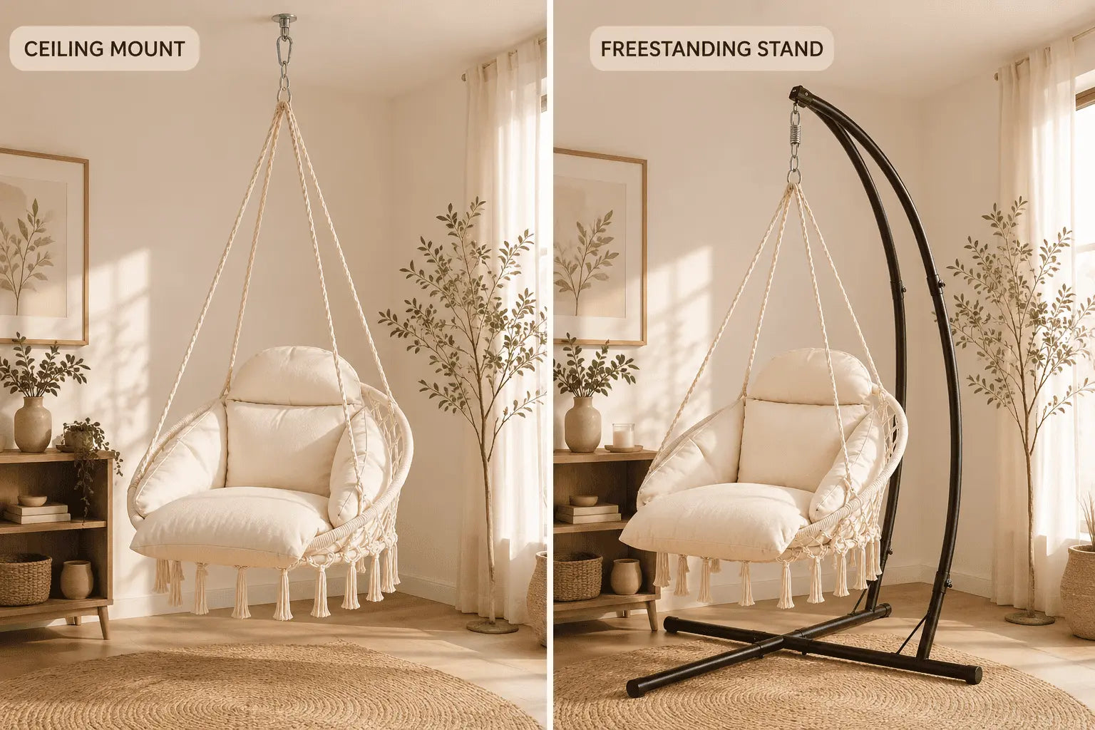 Hammock Chair with Stand vs Ceiling Mount: Which Setup Is Right for You?