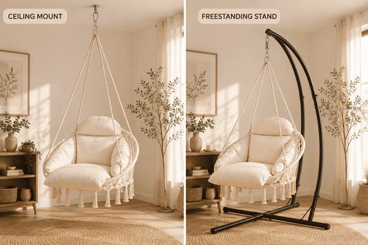 Hammock Chair with Stand vs Ceiling Mount: Which Setup Is Right for You?