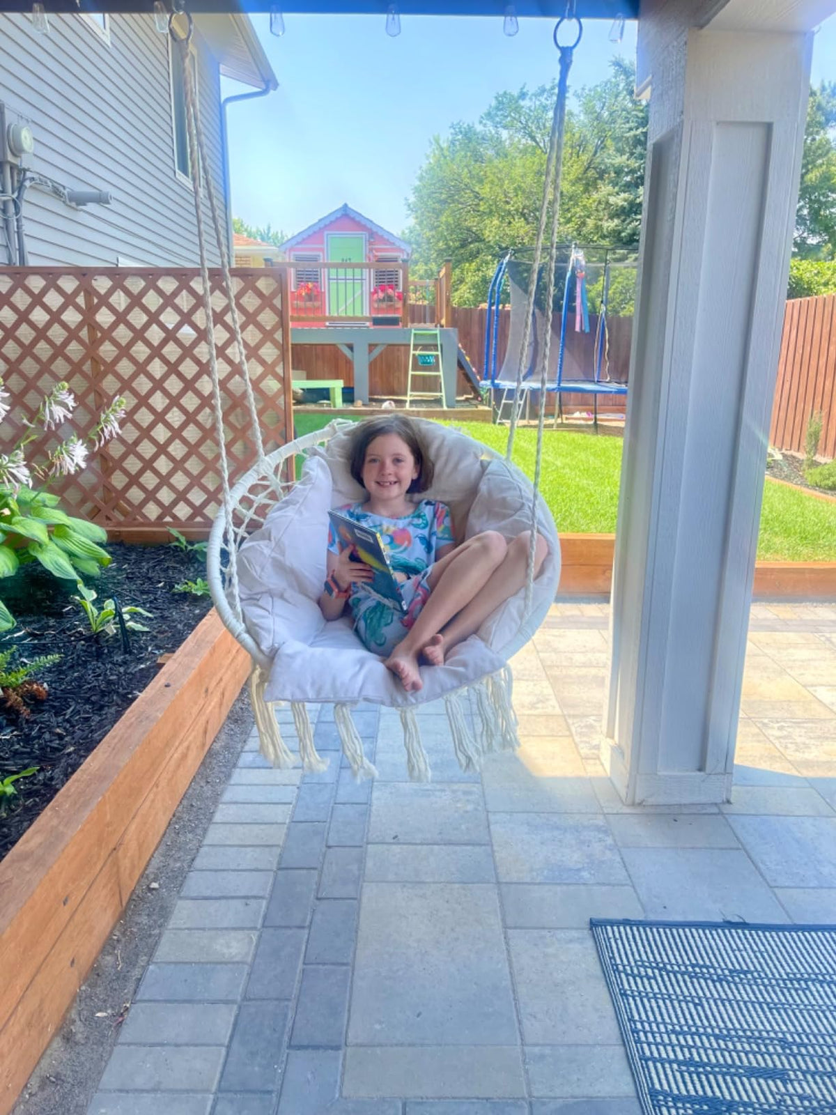 UGC customer photo 18 of the Hammora Cocoon Chair in a real home