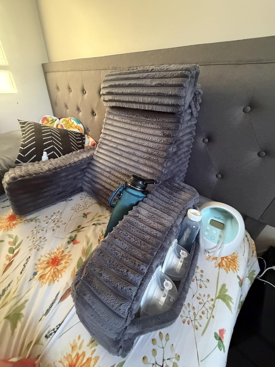 Hammora Cloud XL Reading Pillow in a real home