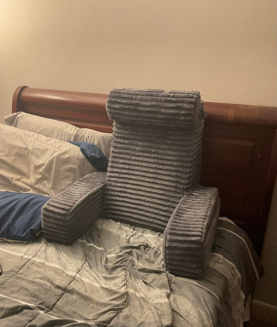 Hammora Cloud XL Reading Pillow in a real home