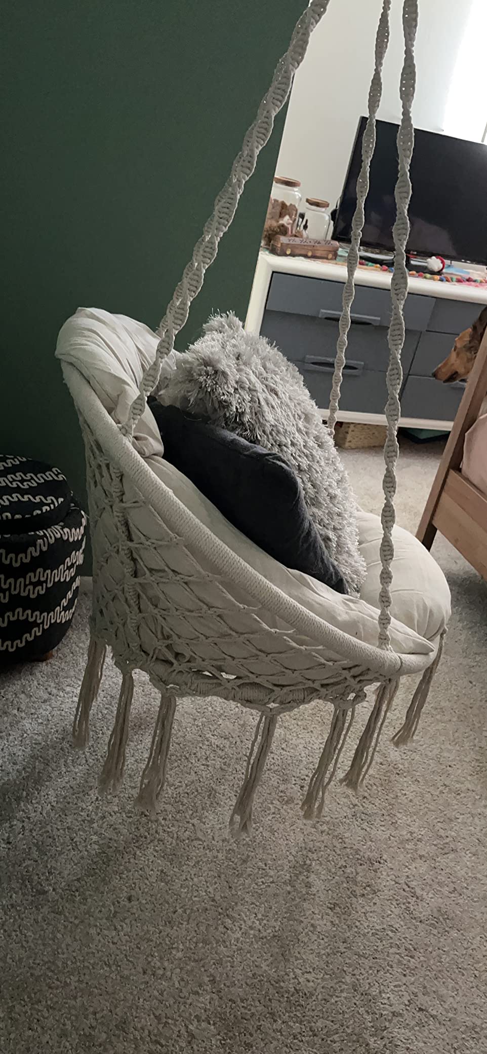 UGC customer photo 20 of the Hammora Cocoon Chair in a real home