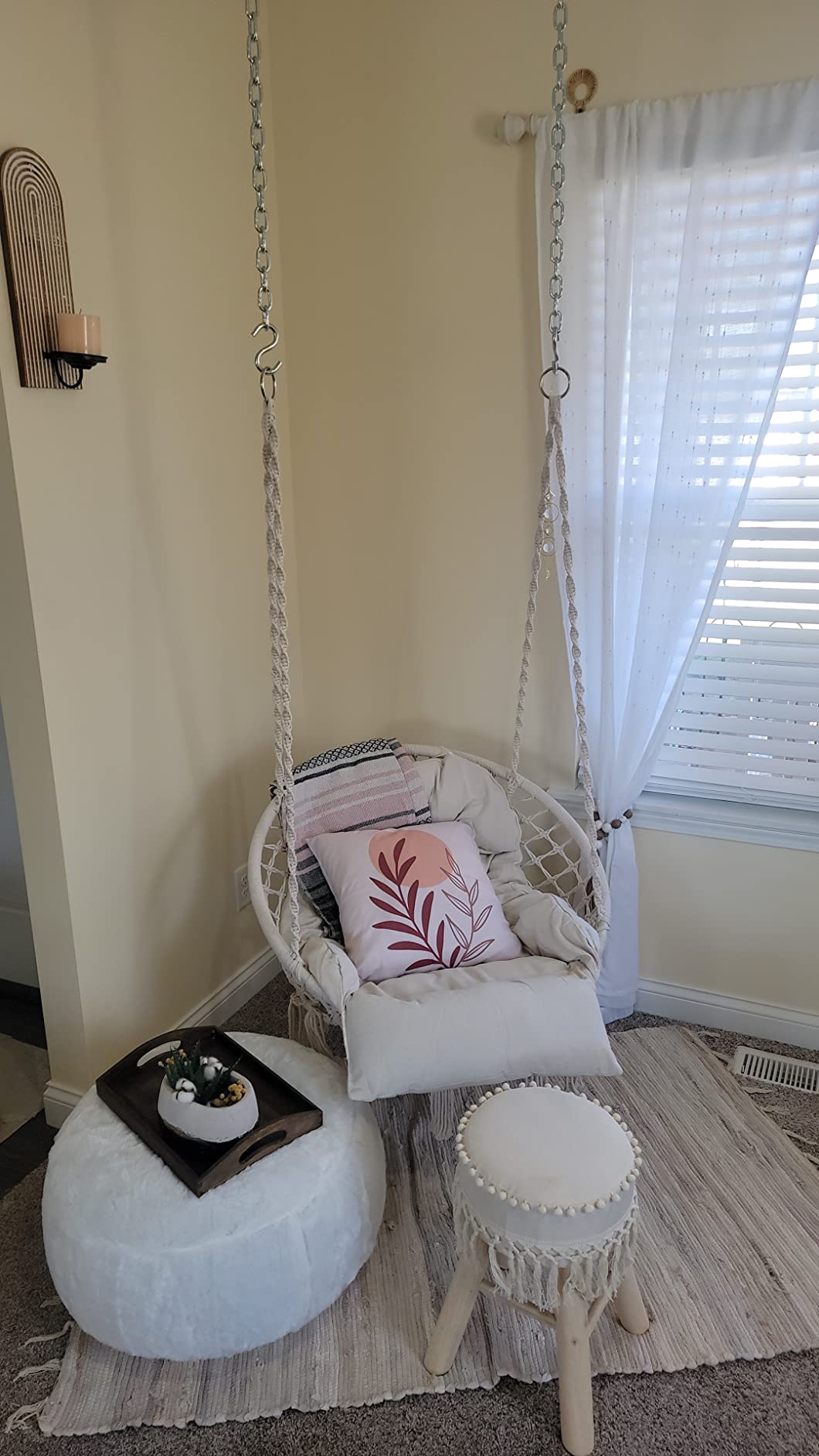 UGC customer photo 30 of the Hammora Cocoon Chair in a real home
