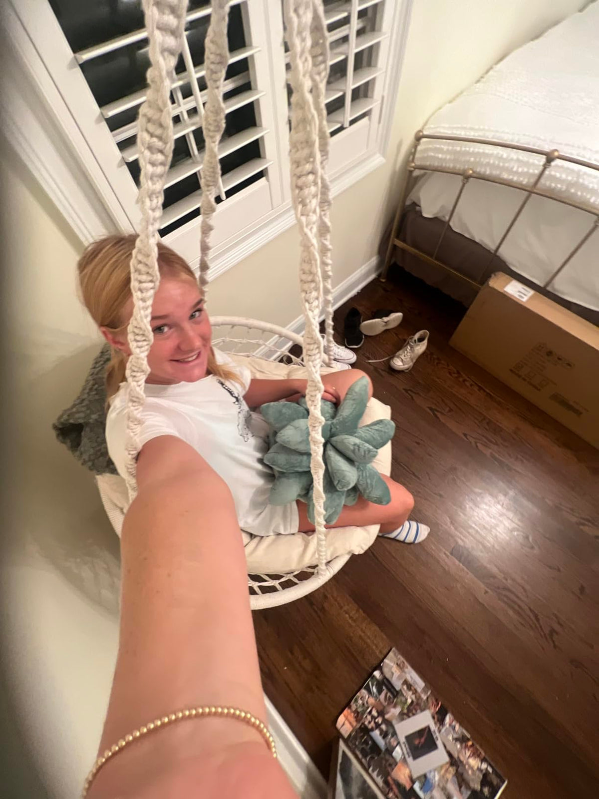 UGC customer photo 38 of the Hammora Cocoon Chair in a real home