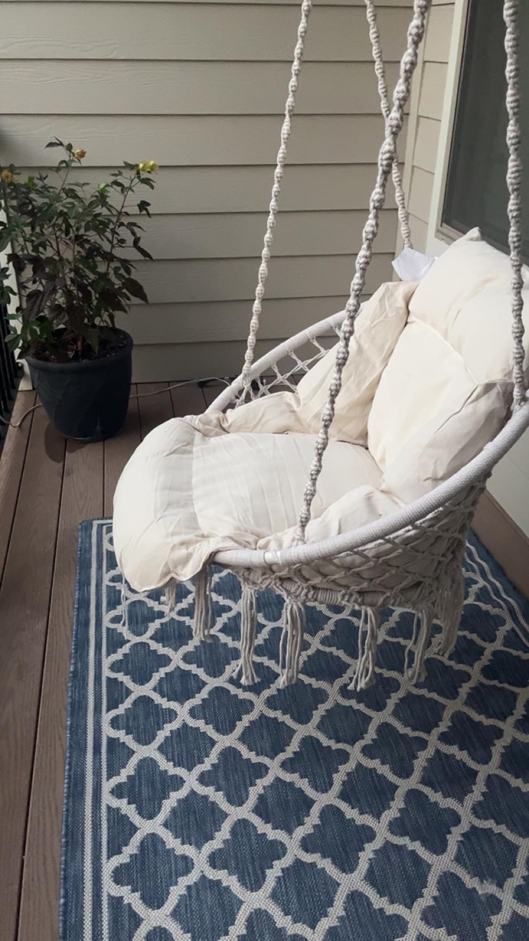 UGC customer photo 23 of the Hammora Cocoon Chair in a real home