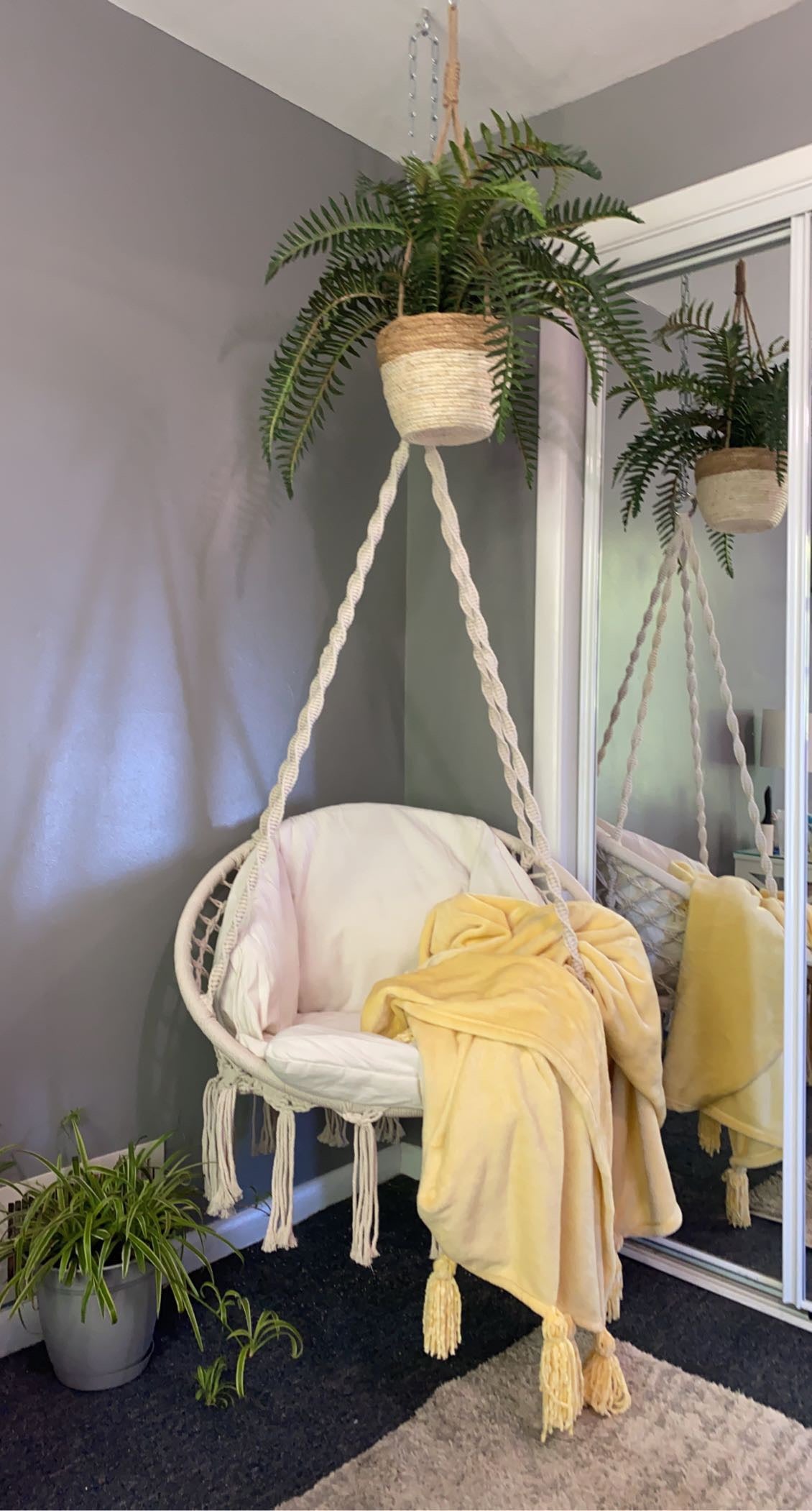 UGC customer photo 11 of the Hammora Cocoon Chair in a real home