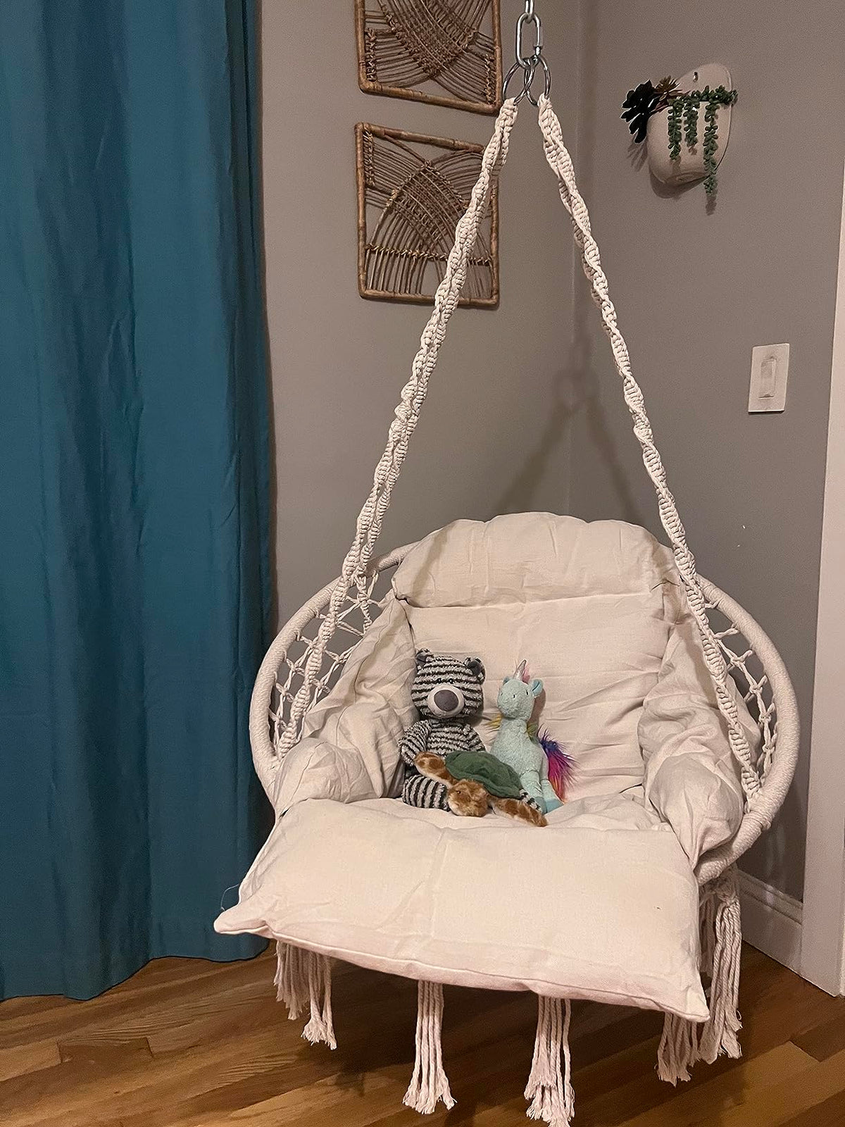 UGC customer photo 25 of the Hammora Cocoon Chair in a real home