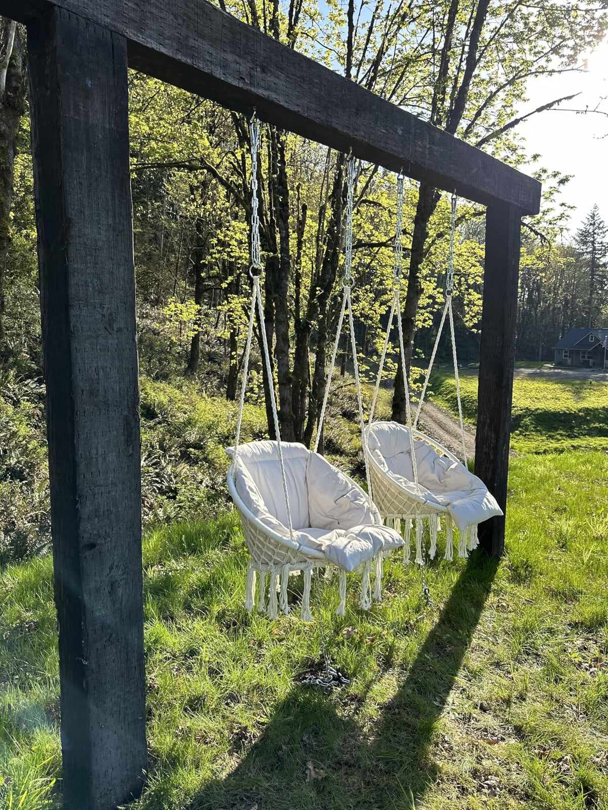 UGC customer photo 16 of the Hammora Cocoon Chair in a real home