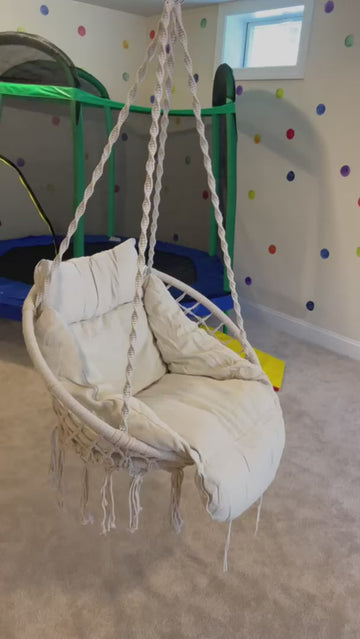 UGC customer video featuring the Hammora Cocoon Chair